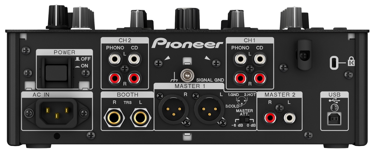 Pioneer DJM-T1 output