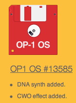 OP-1 OS update