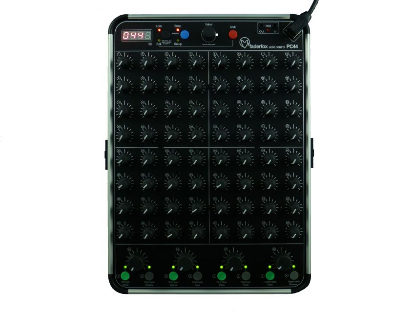 Faderbox PC44 - новый MIDI контроллер с 64 энкодерами!