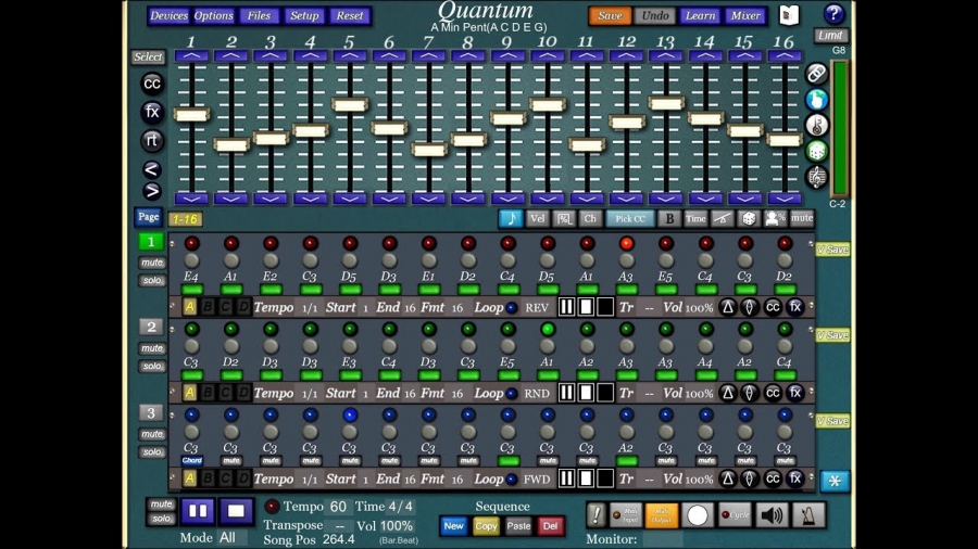 Quantum - MIDI секвенсор для iOS