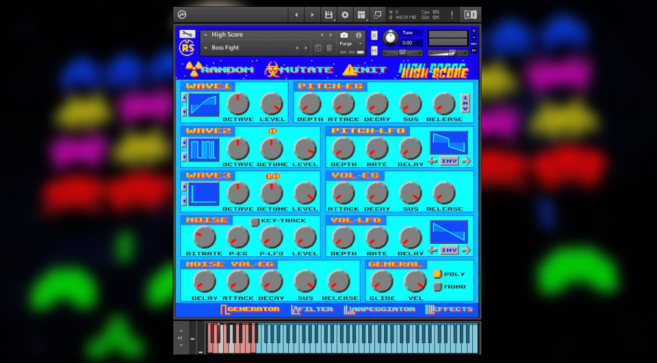 High Score - чиптюновый софтовый синт от Renegade Soundplay