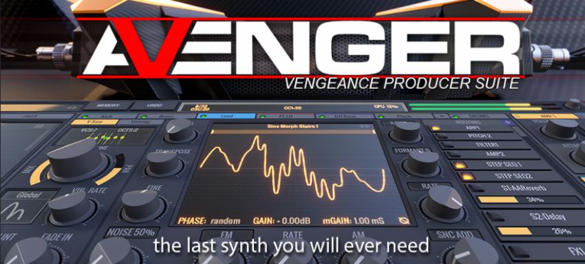 Софтовый синтезатор Avenger от Vengeance Sound