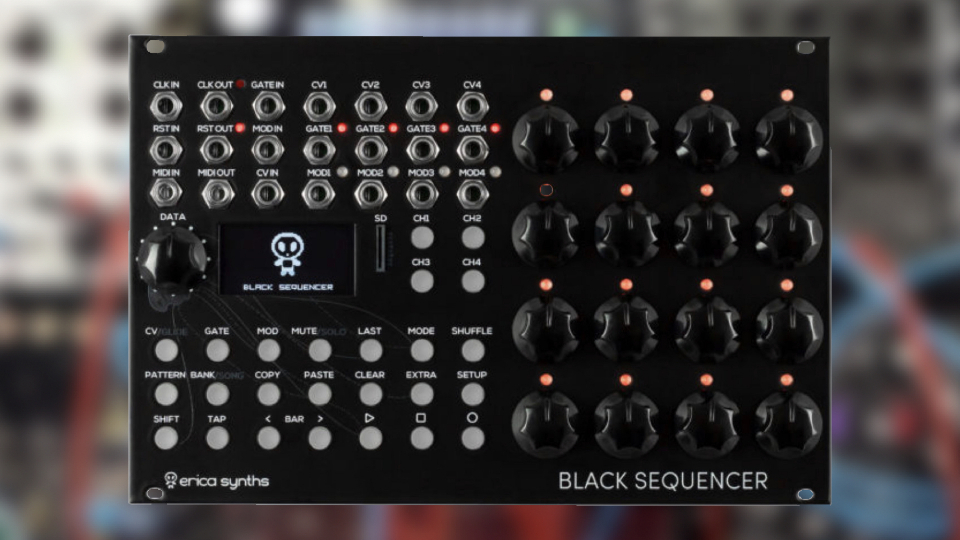 Black Sequencer - модульный секвенсор от Erica Synth