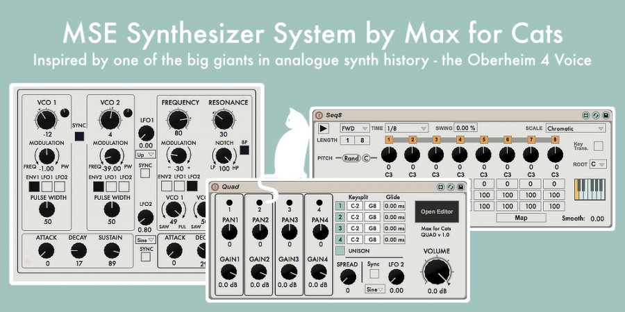 Синтезатор MSE Synthesizer System от Max For Cats