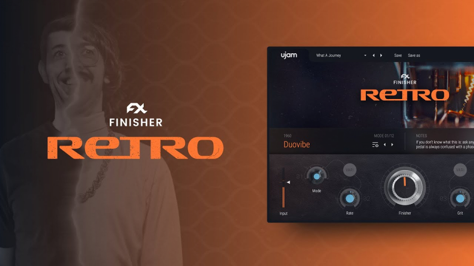 Finisher RETRO - софтовый эмулятор винтажной студийной обработки от UJAM