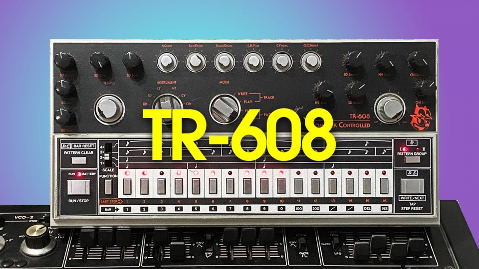 Roland TR-606 - мод от Filippo Samoré (видео)