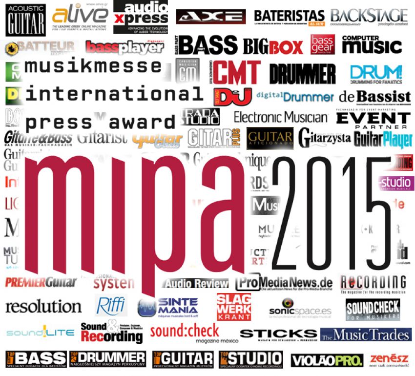 MIPA 2015 - победители Musikmesse International Press Award!!!