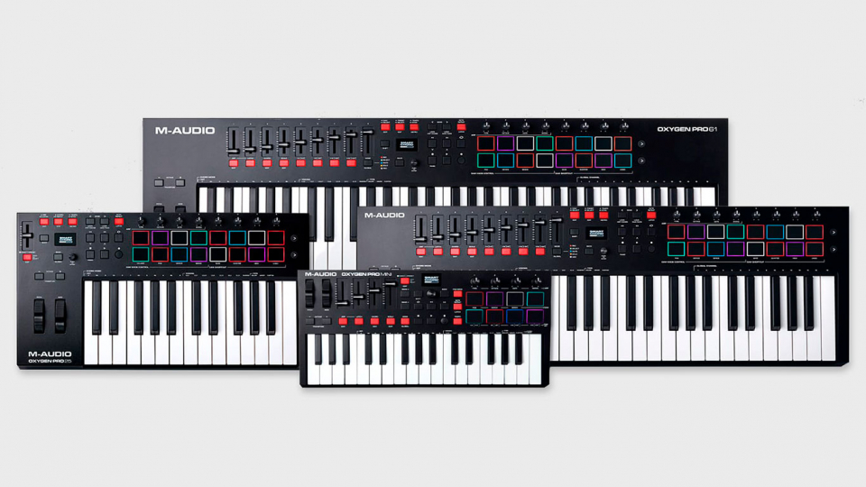 M-audio Oxygen Pro - новая линейка клавишных MIDI-контроллеров