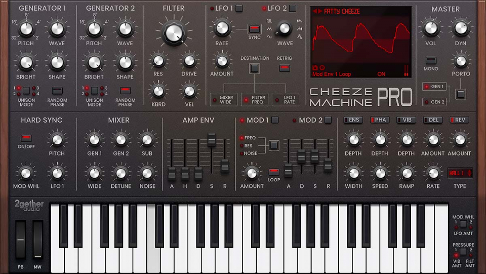 Cheeze Machine PRO: почти бесплатный VST синтезатор