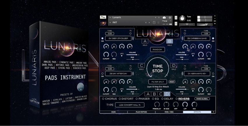 Lunaris: атмосферный pad-синтезатор для NI Kontakt